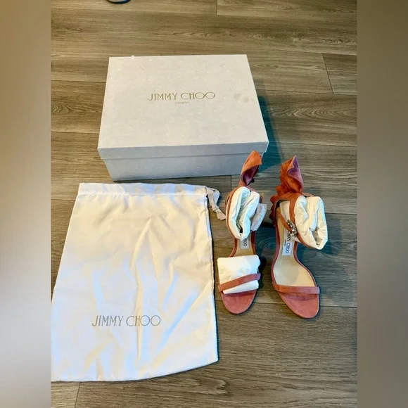 Jimmy Choo Karalie in Rosewood Suede. Size 36. New With Tags. - Picture 3 of 8